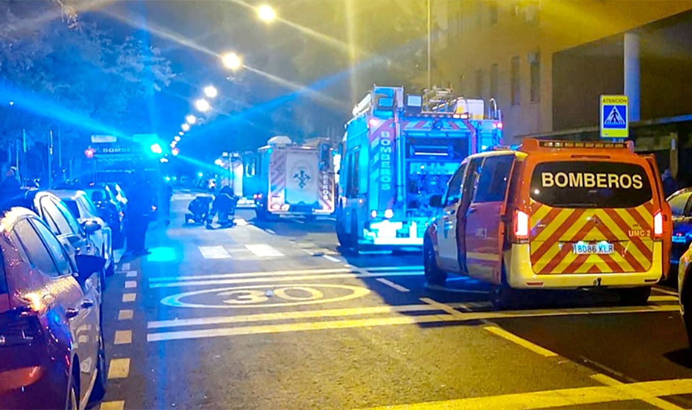 Las imágenes del incnedio en Pino Montano