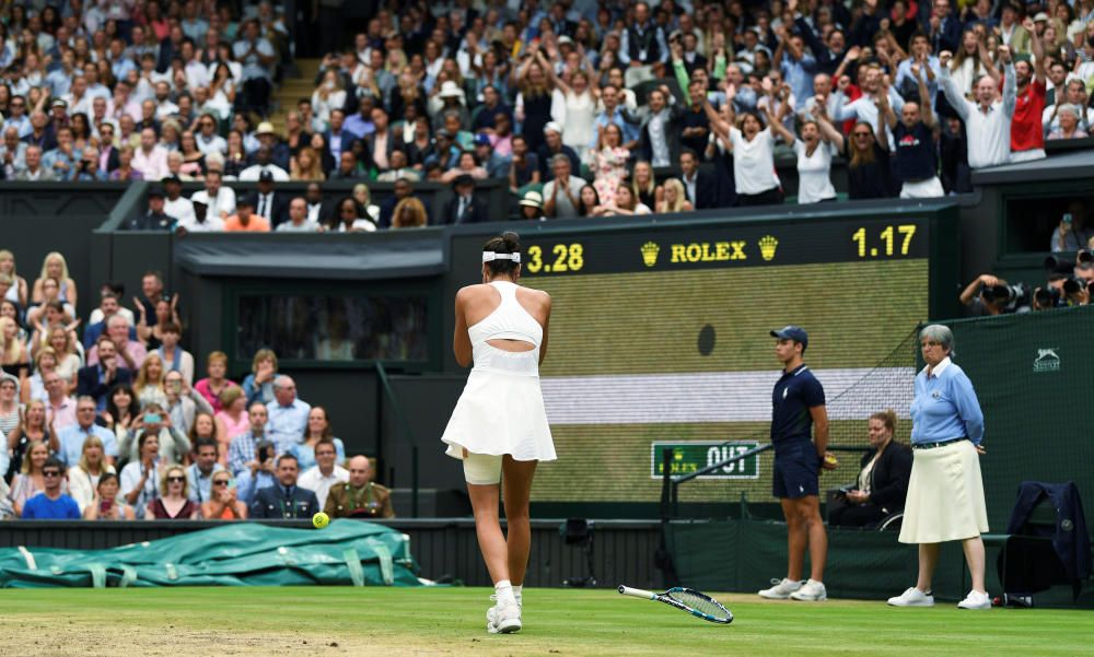 Garbiñe Muguruza se proclama campeona de Wimbledon