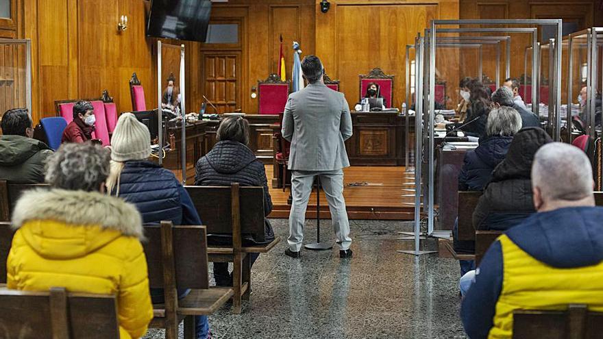 La última sesión del juicio de la ‘Zamburiña’.