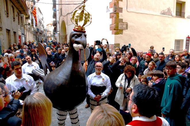 Presentació de la nova Àliga de Valls, aquest dilluns al matí.