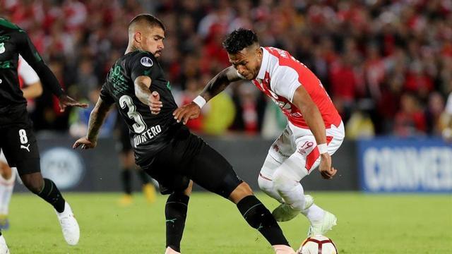 Santa Fe y Deportivo Cali iguala en la ida de la Copa Sudamericana