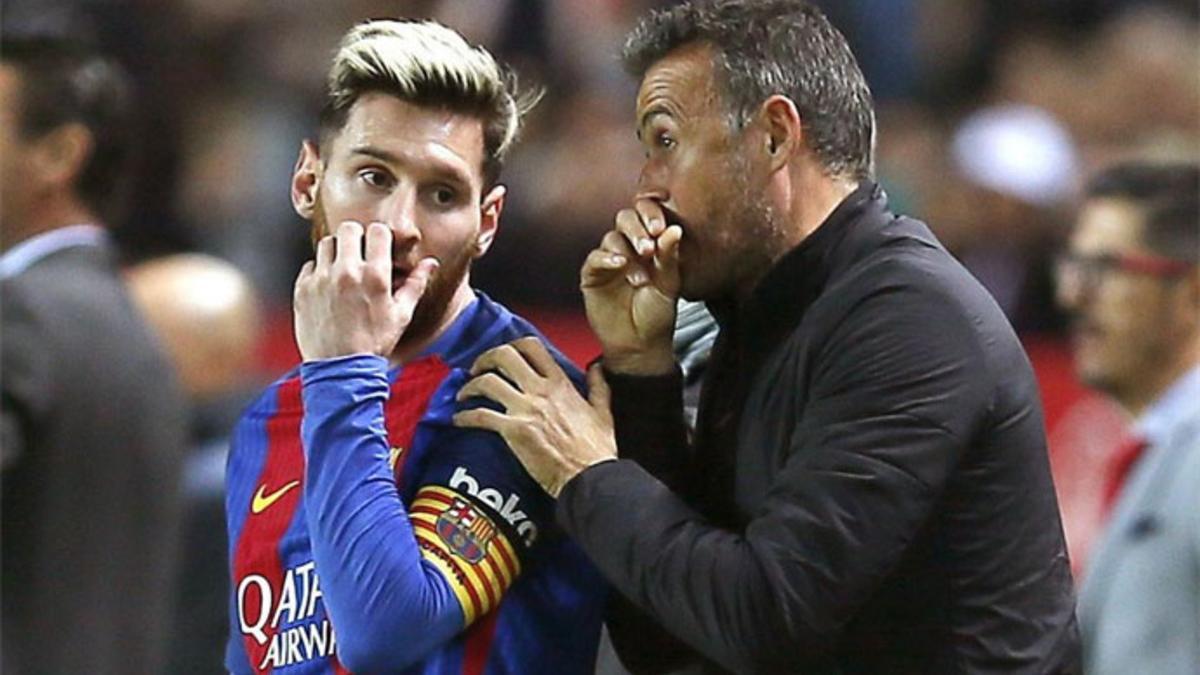 Lucho y el Barça echaron de menos a Messi