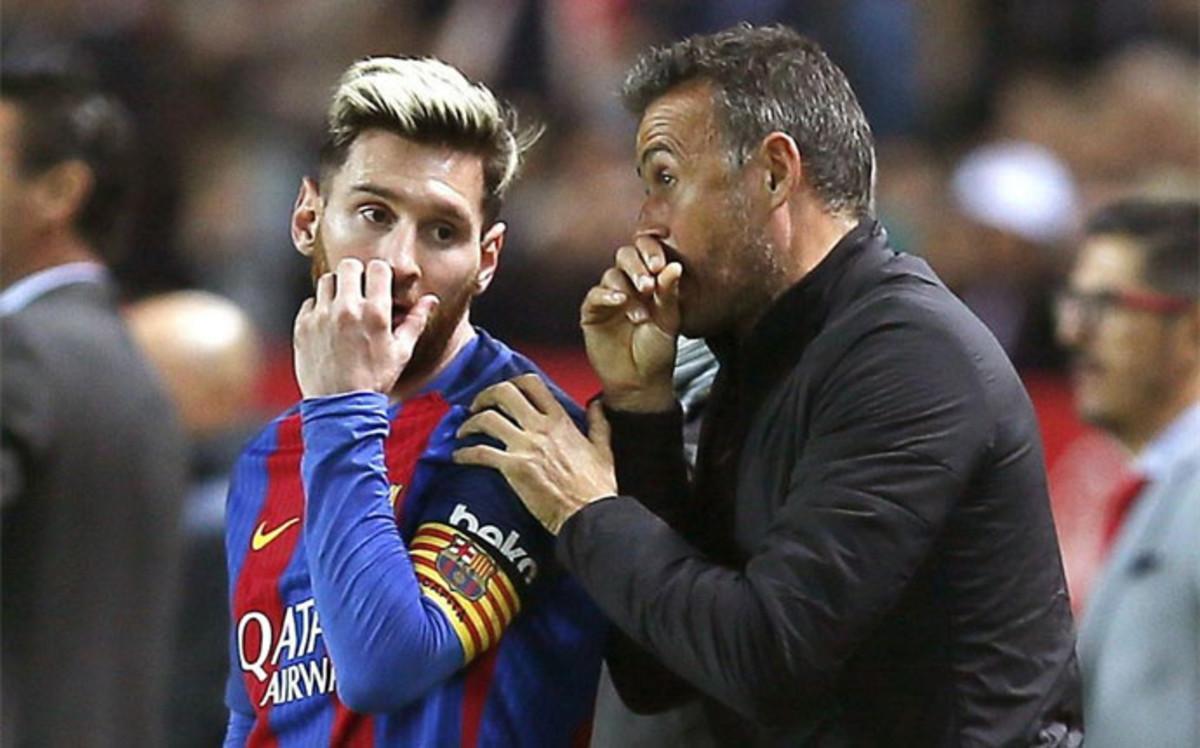 Lucho y el Barça echaron de menos a Messi
