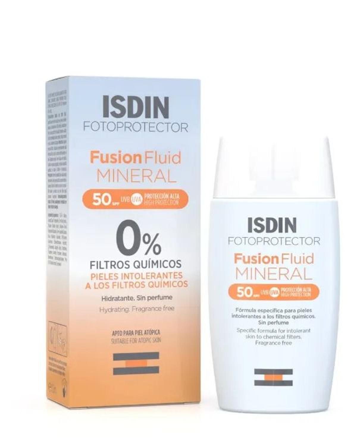 Fusion Fluid Mineral SPF50, de Isdin