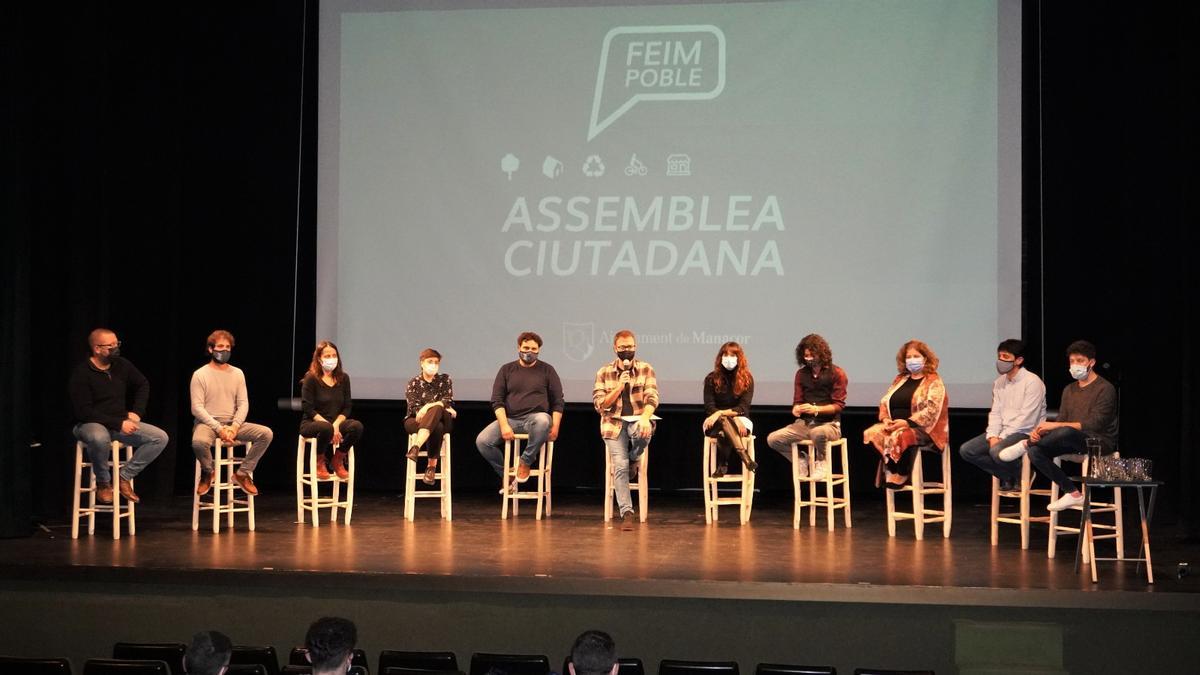 Una imagen de la asamblea ciudadana celebrada el miércoles en Manacor.