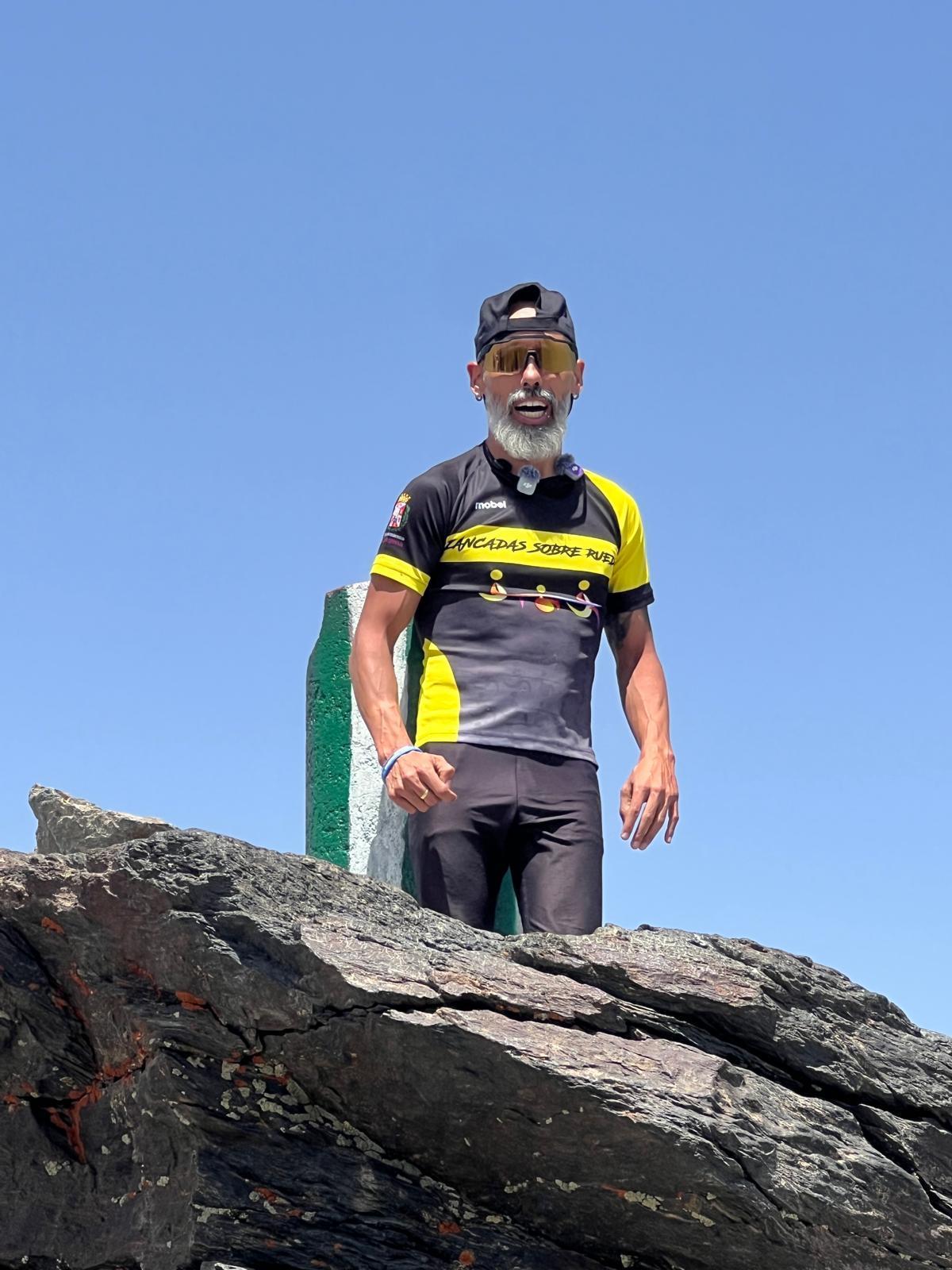 Superpaco, en la cima del Mulhacén