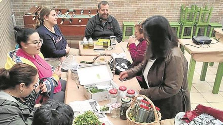 taller de plantas medicinales de la concejalía de salud en bujalance