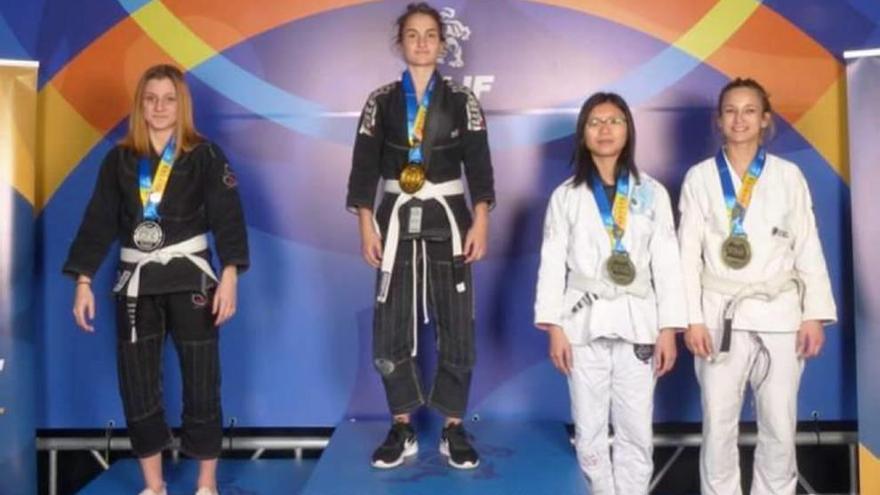 Carlota Prendes conquista el Europeo de Jiu Jitsu en Lisboa