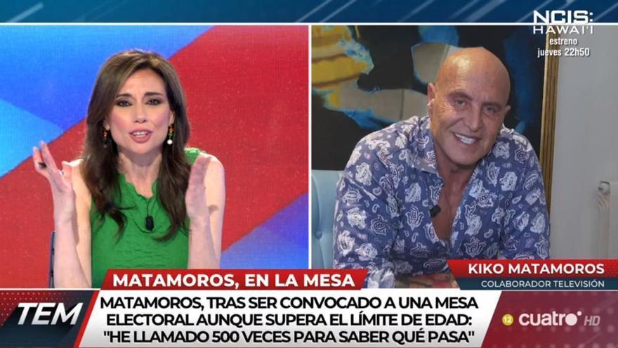 Matamoros, convocado a una mesa electoral pese a ser mayor de 65 años: &quot;Es una vergüenza&quot;