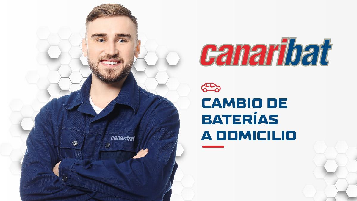 Canaribat cambia tu batería a domicilio