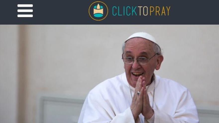 Click to pray: la aplicación del Papa