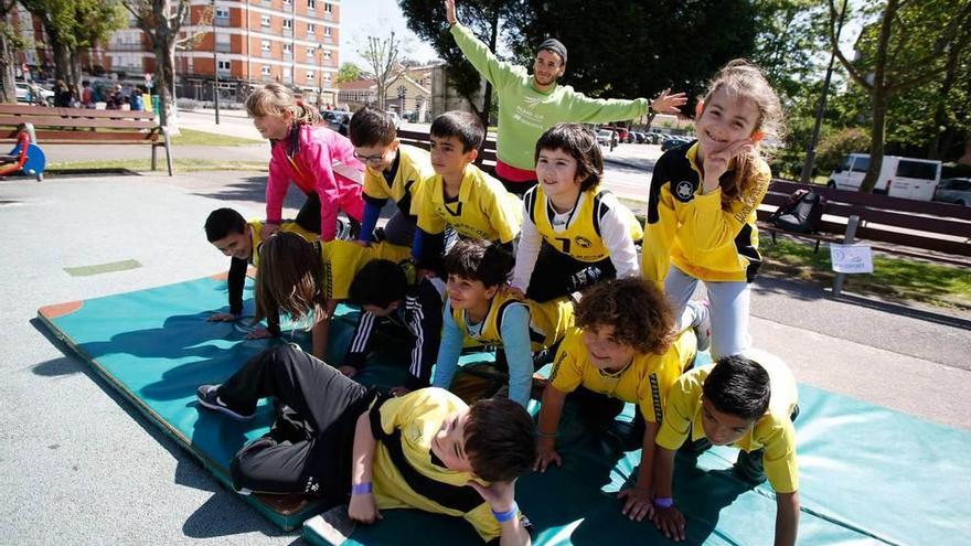 La educación física, a examen en el parque de Versalles