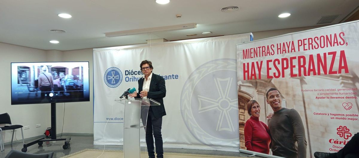 Javier Ruvira, secretario general de Cáritas Diocesana