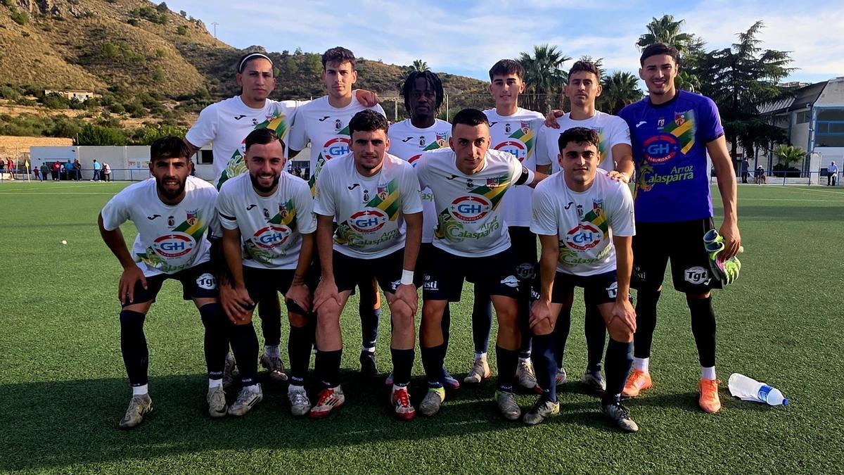 Una alineación del Calasparra esta temporada