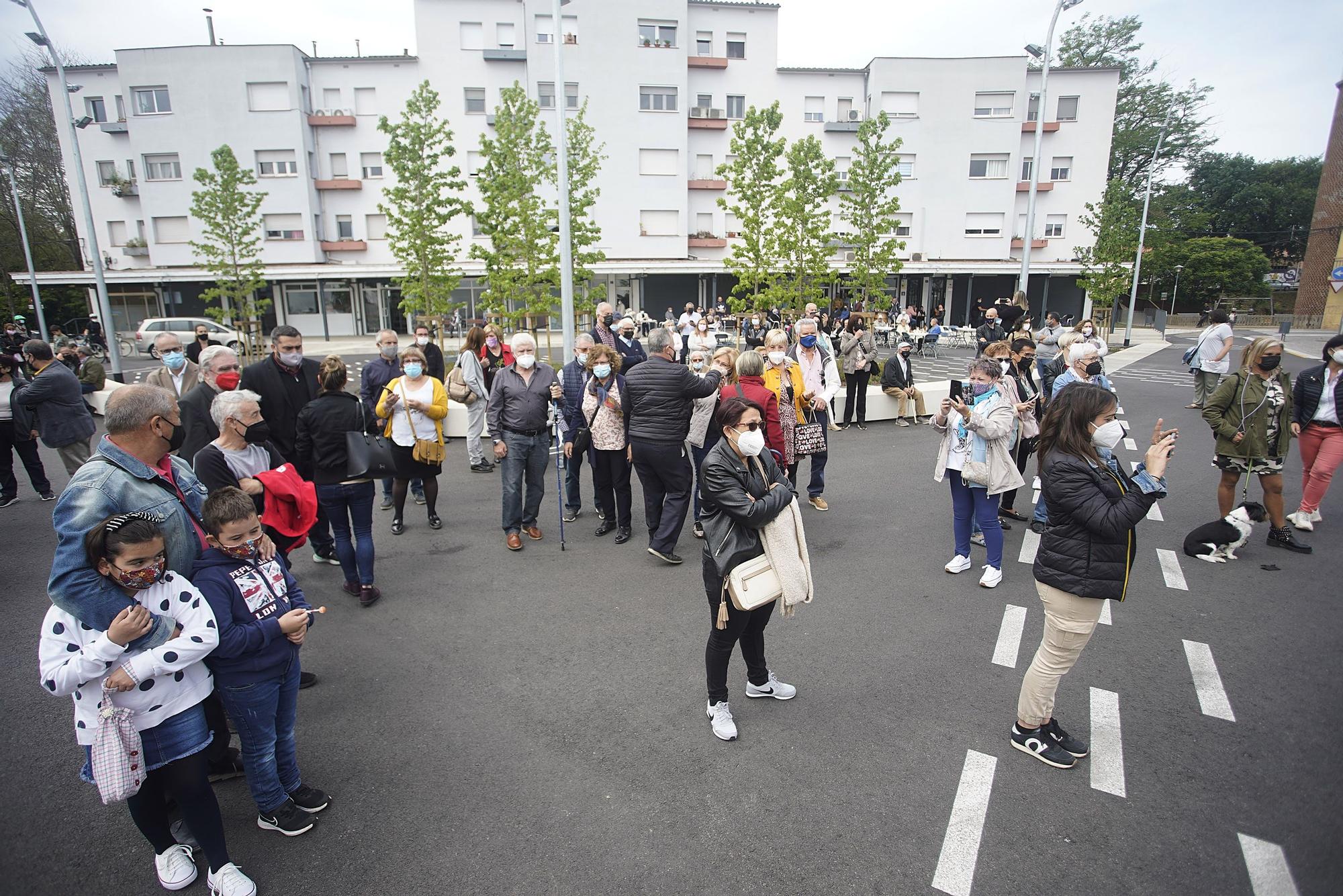 Girona estrena la remodelada plaça Germans Sàbat amb un acte lúdic