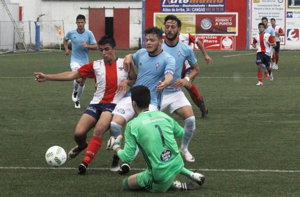 El Celta B se lleva el Vila de Cangas