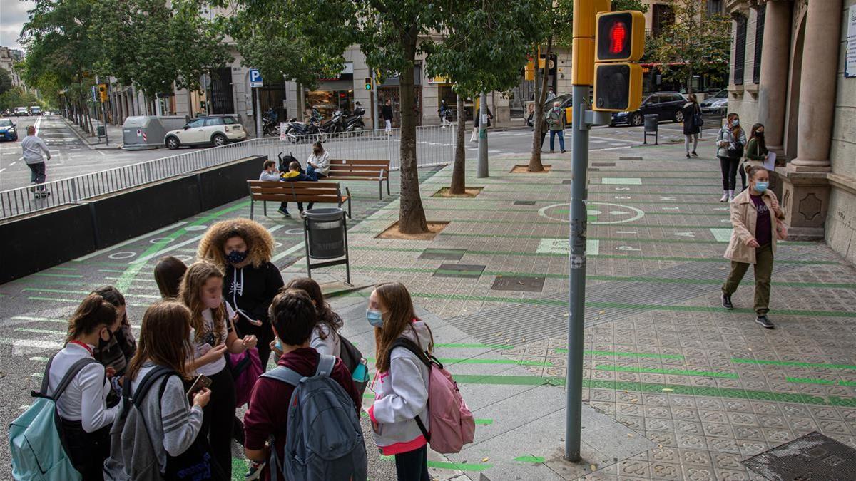 Pacificación del entorno de la Escola Pia Balmes.