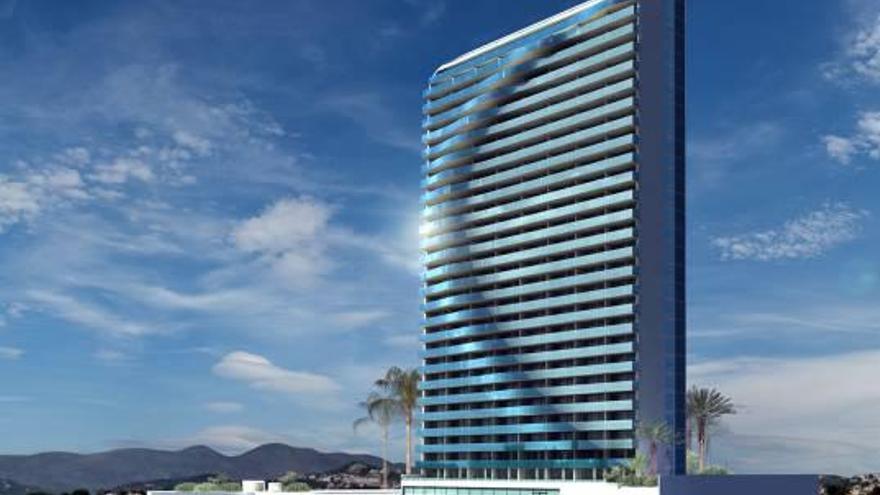 Un nuevo hotel de 30 plantas y 232 habitaciones será el «techo» de Calp
