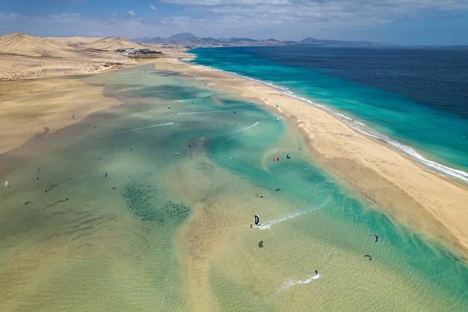 Playa de la Barca y la Playa de Sotavento de Jandia, Fuerteventura