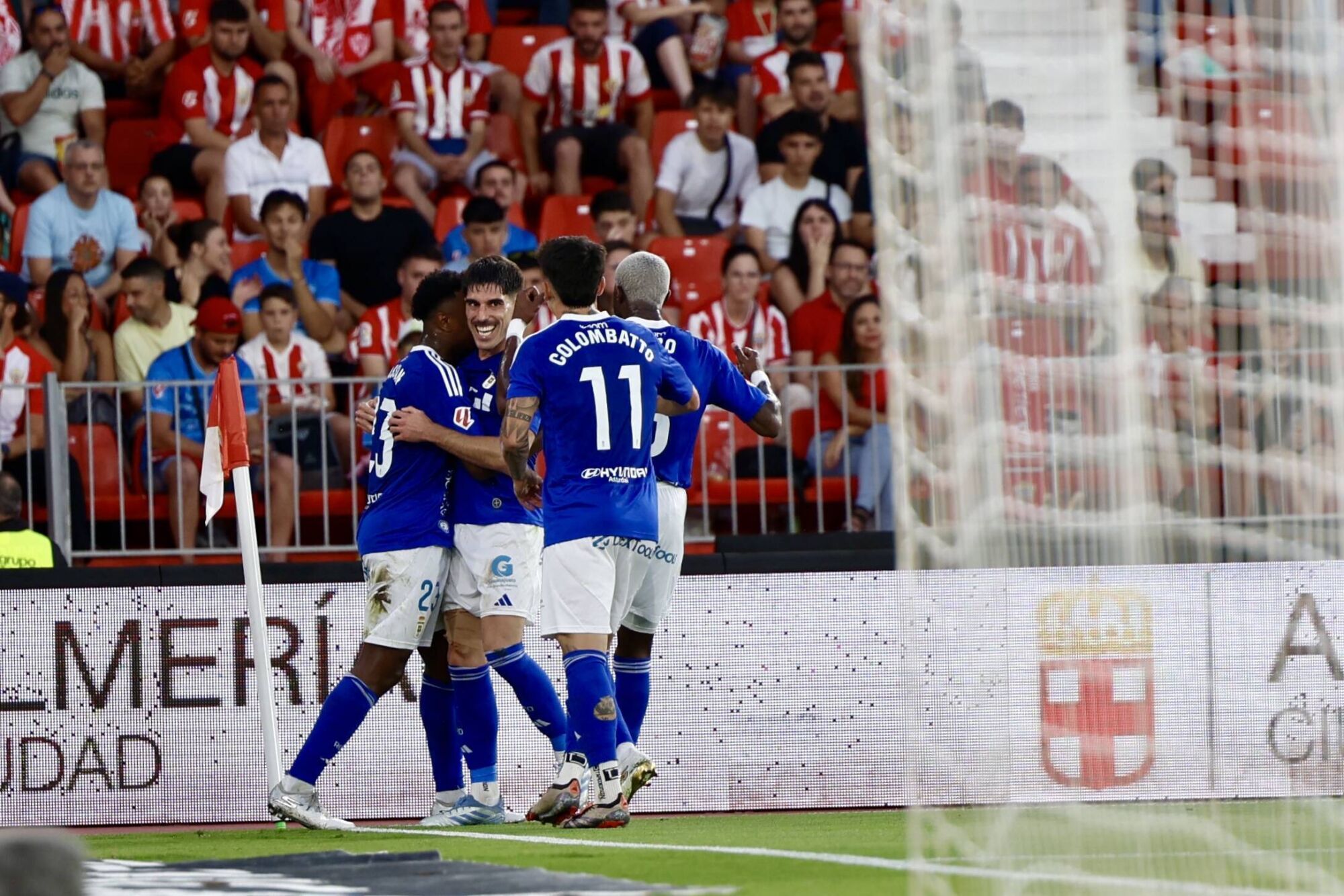 Así fue el primer partido del play-off entre el Almería y el Real Oviedo 