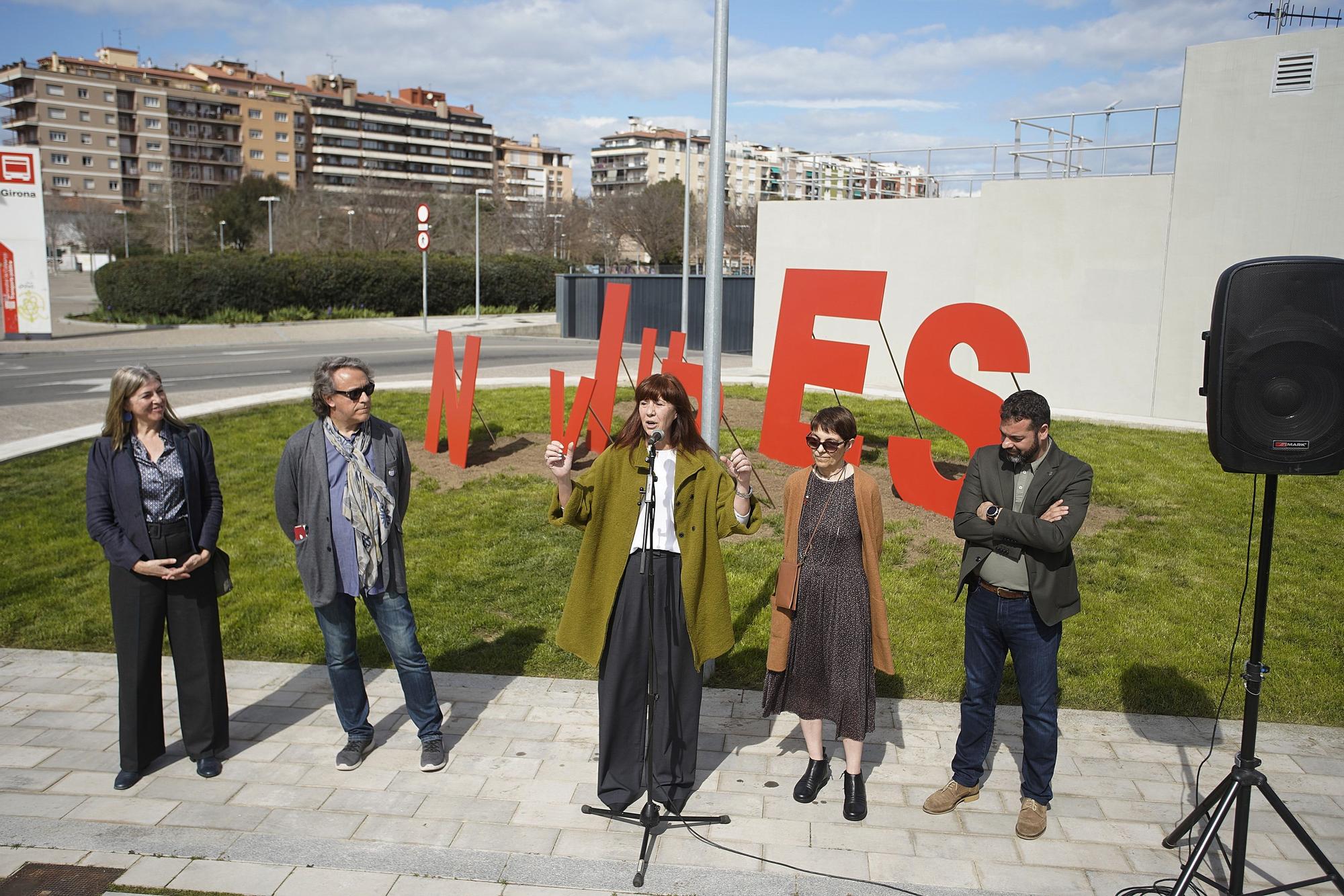 Inauguració de l'escultura "Univers" de Francesc Torres Monsó al parc Central