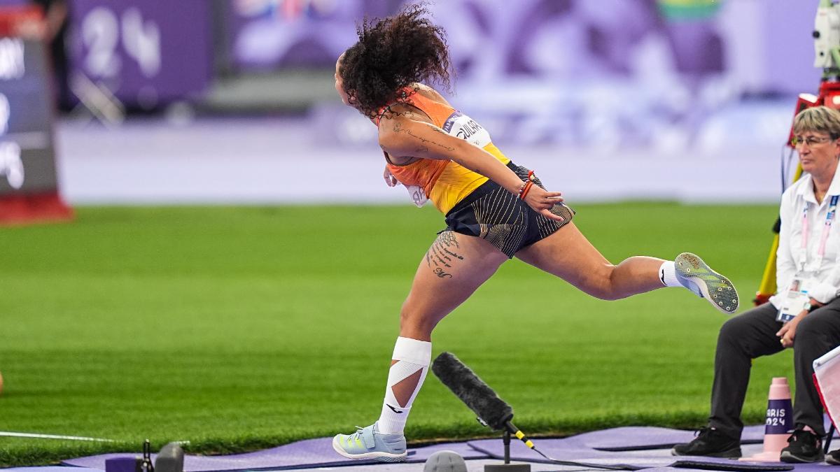 Yulenmis Aguilar, en la final olímpica en París