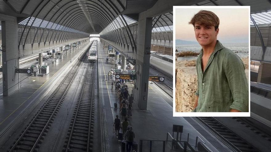 Caso del cordobés Álvaro Prieto en directo, última hora: las imágenes encima del tren las recibió la Policía un día antes de hallar el cuerpo