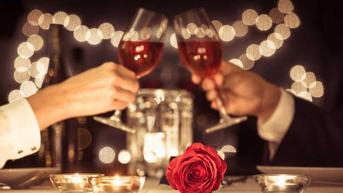 Cena romántica de San Valentín