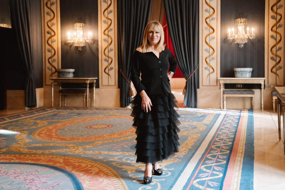 Pilar Jurado, fotografiada en el Teatro Real de Madrid.