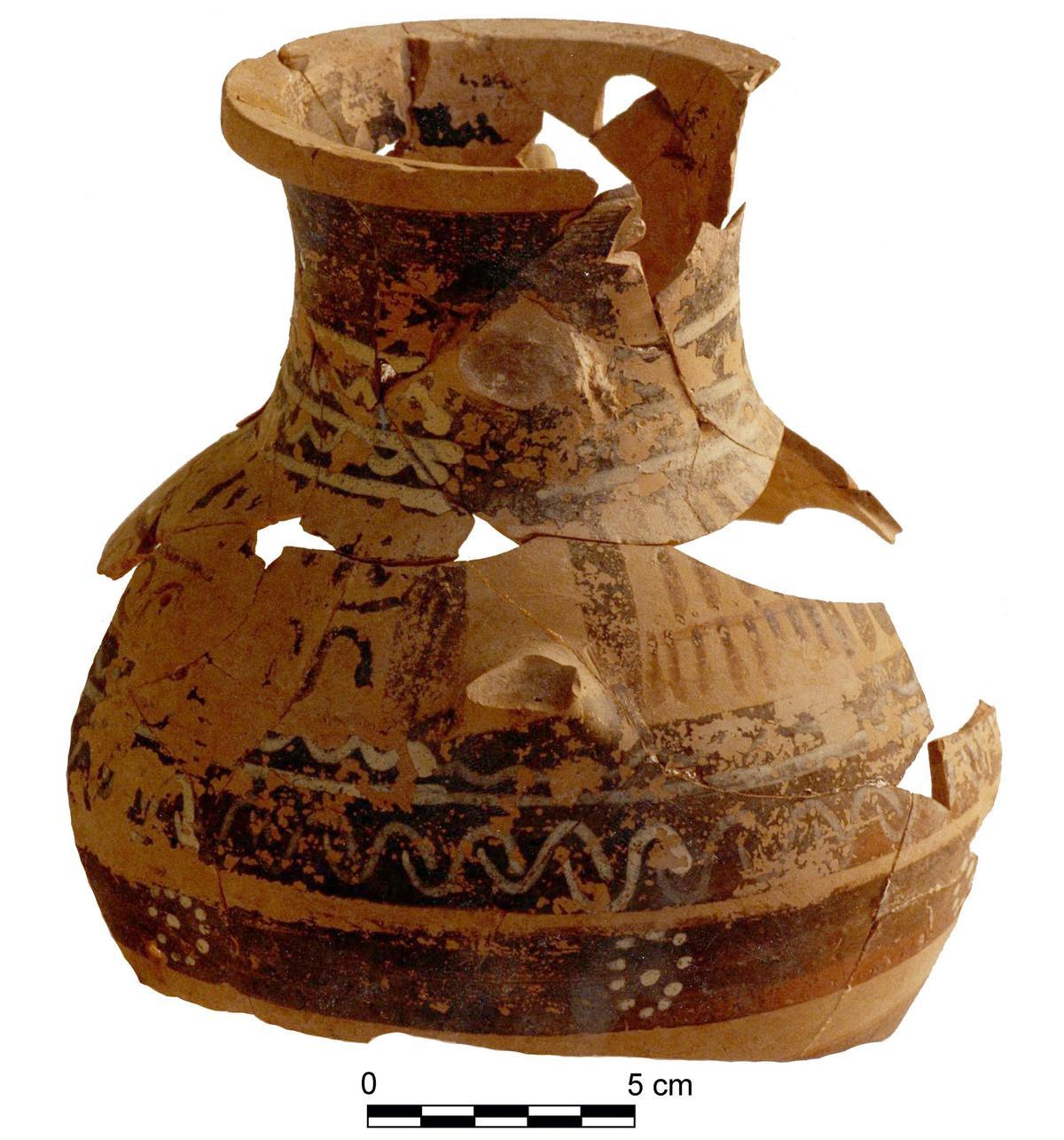 Ánfora de mesa etrusco-jonia (600-580 a.C.)