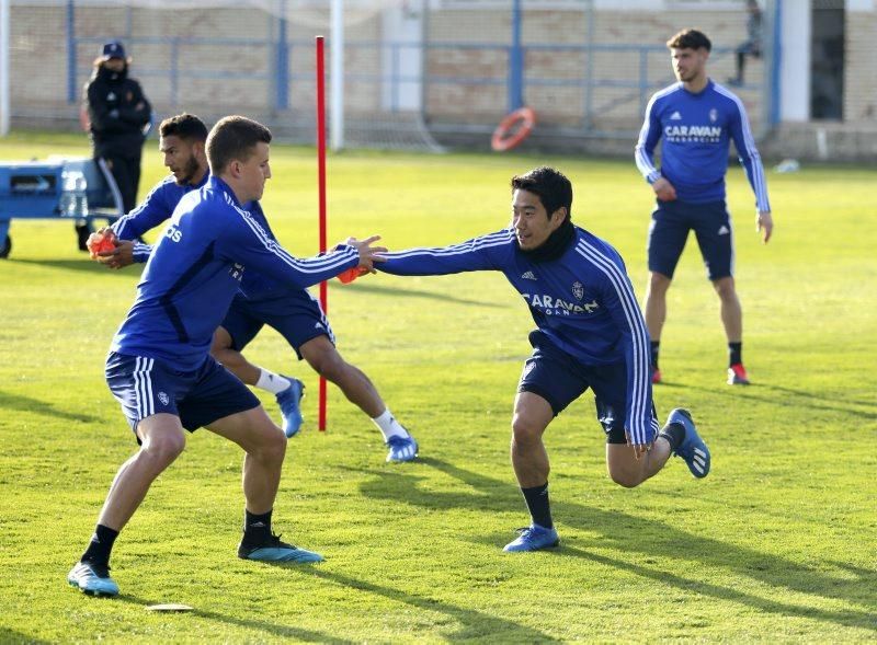 Entrenamiento del Real Zaragoza (7-2-2020)