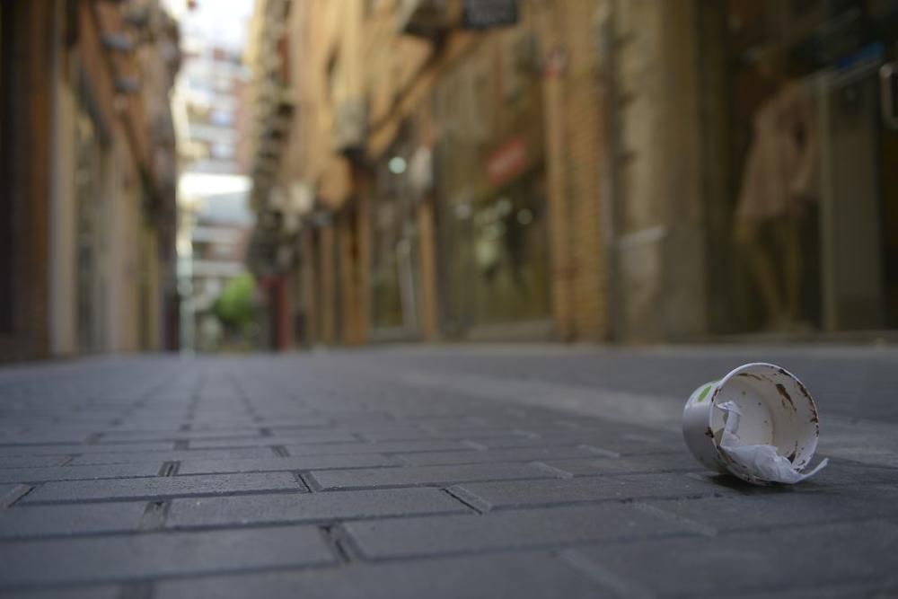 Calle del centro de Murcia.