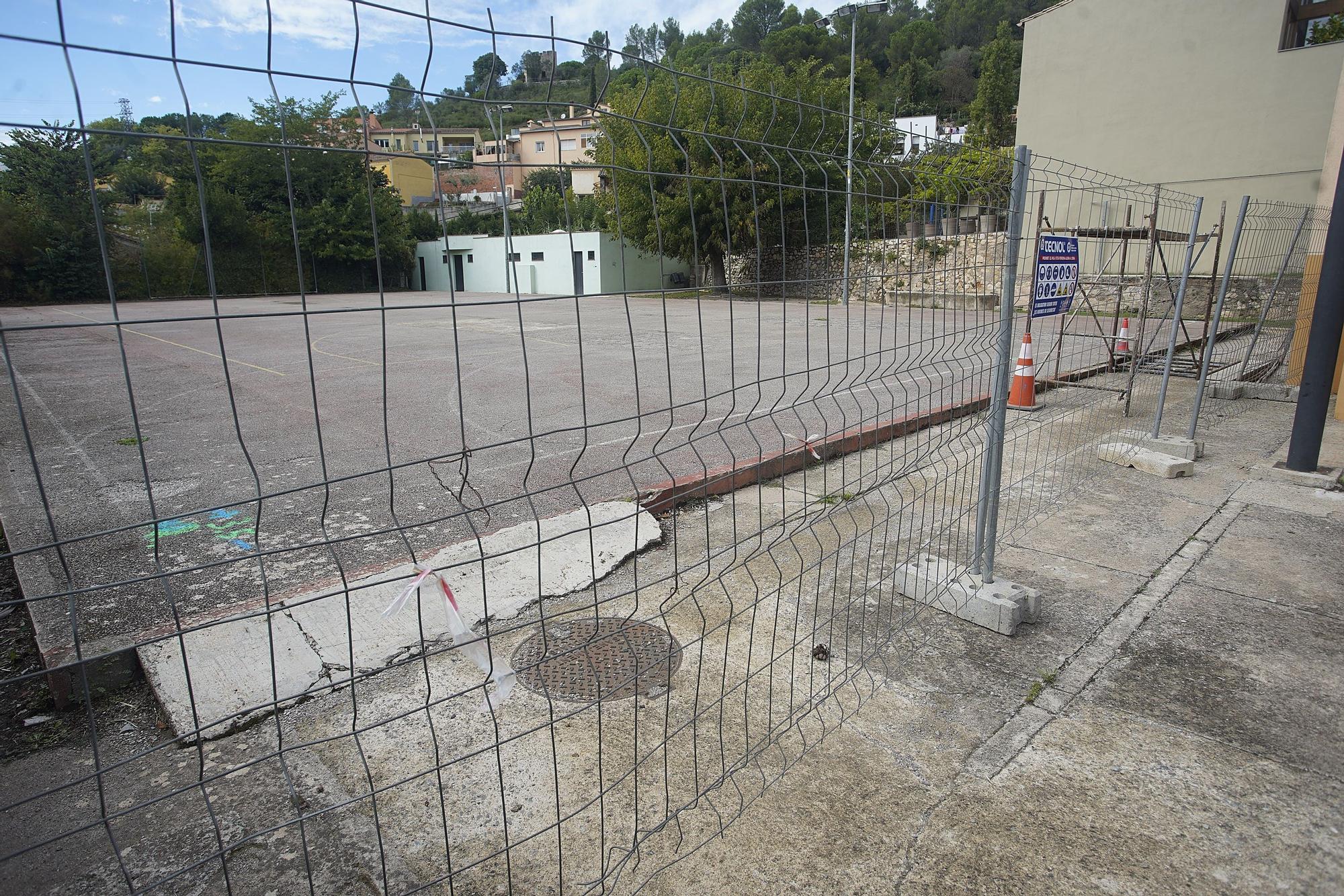 La pista del crec de Sant Daniel, tancada pel reasfaltatge