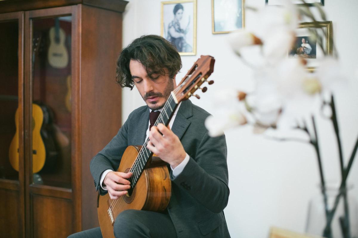 El guitarrista Gabriel Bianco