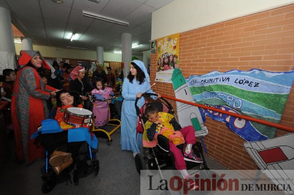 Los tambores de Moratalla llegan al colegio Primitiva López