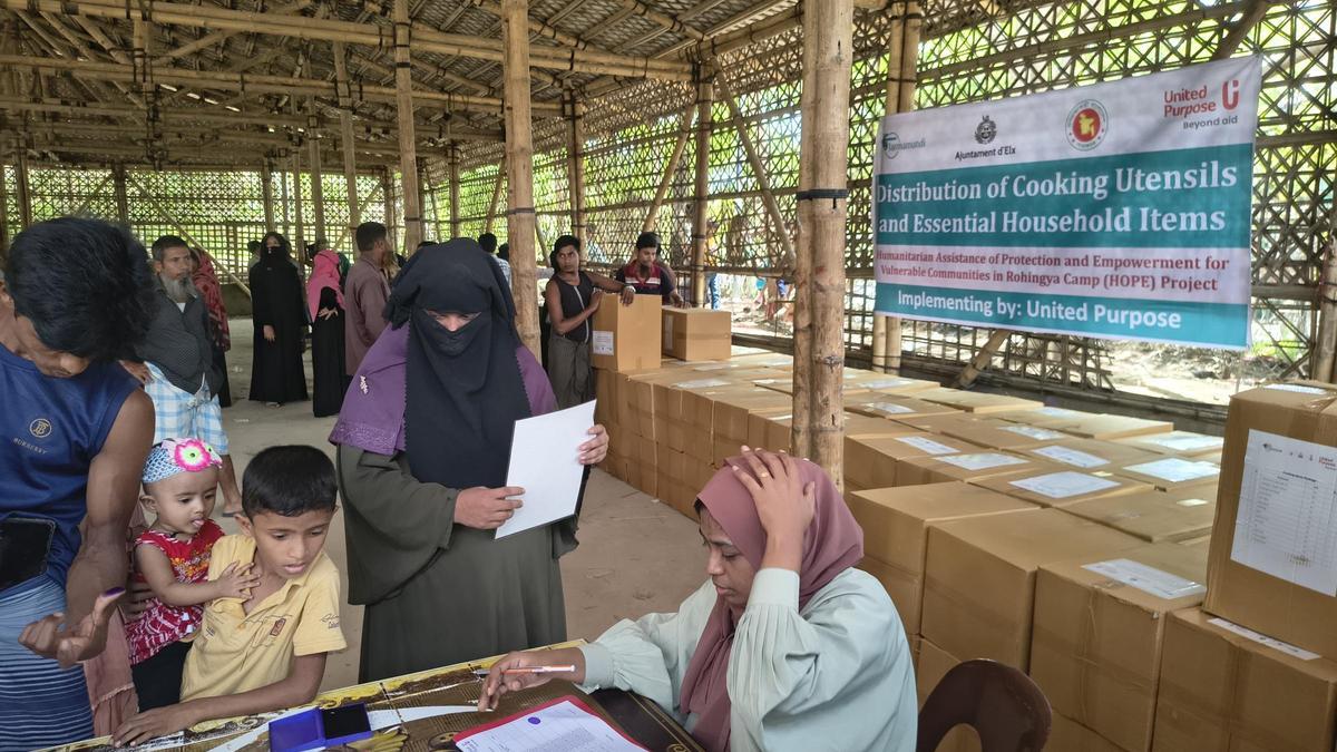 Ayuda en Myanmar, donde ha trabajado Farmamundi con el Ayuntamiento de Elche