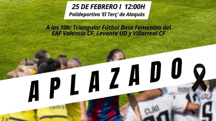 Aplazado el triangular de las leyendas Femeninas de este domingo