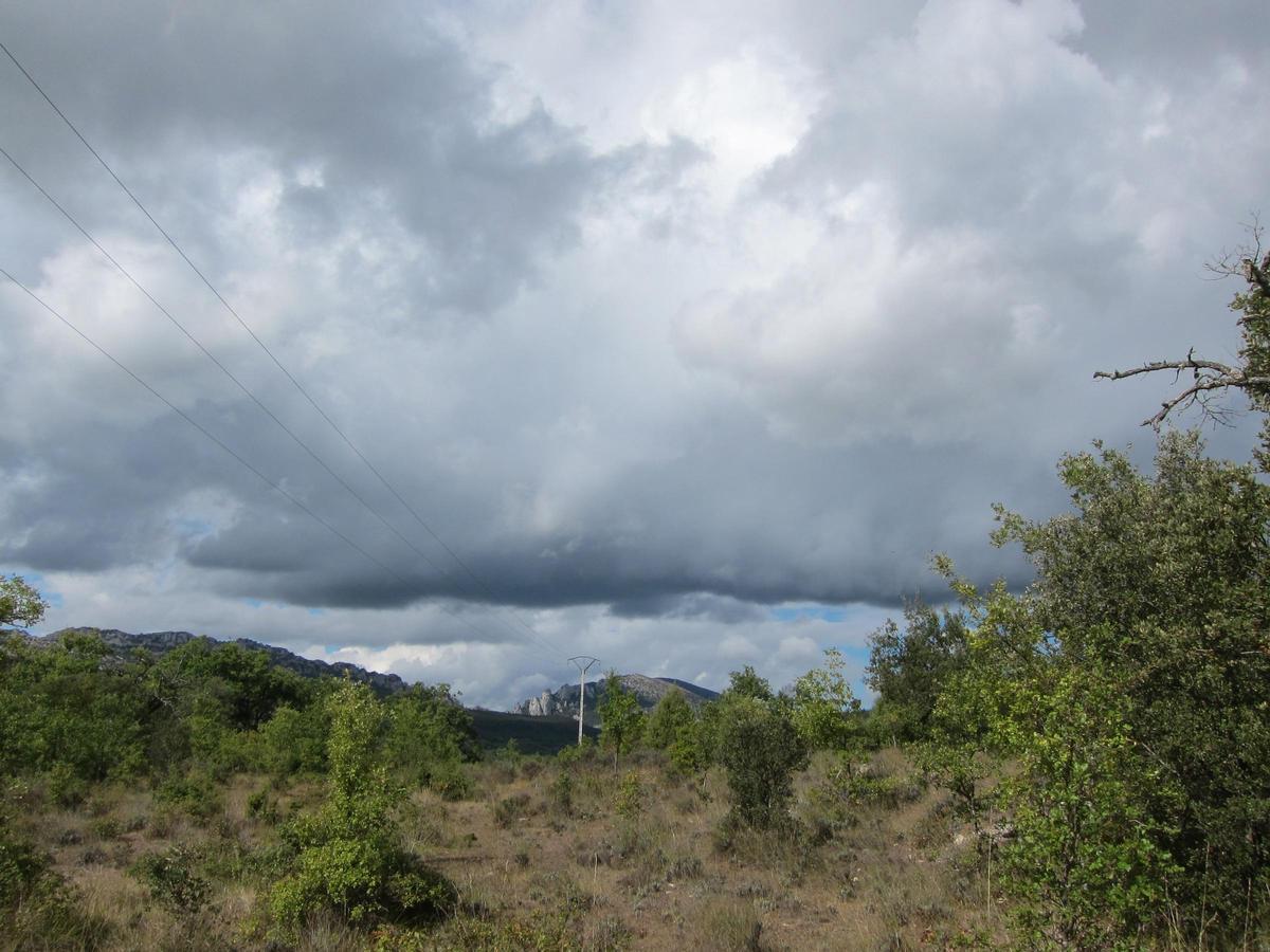 Cielos nubosos. Imagen de archivo