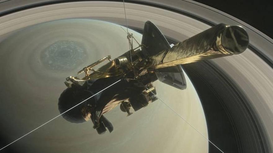 La sonda espacial Cassini inicia la cuenta atrás para su fin de forma espectacular