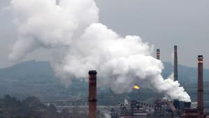 Planta del grupo acerero ArcelorMittal en Gijón.
