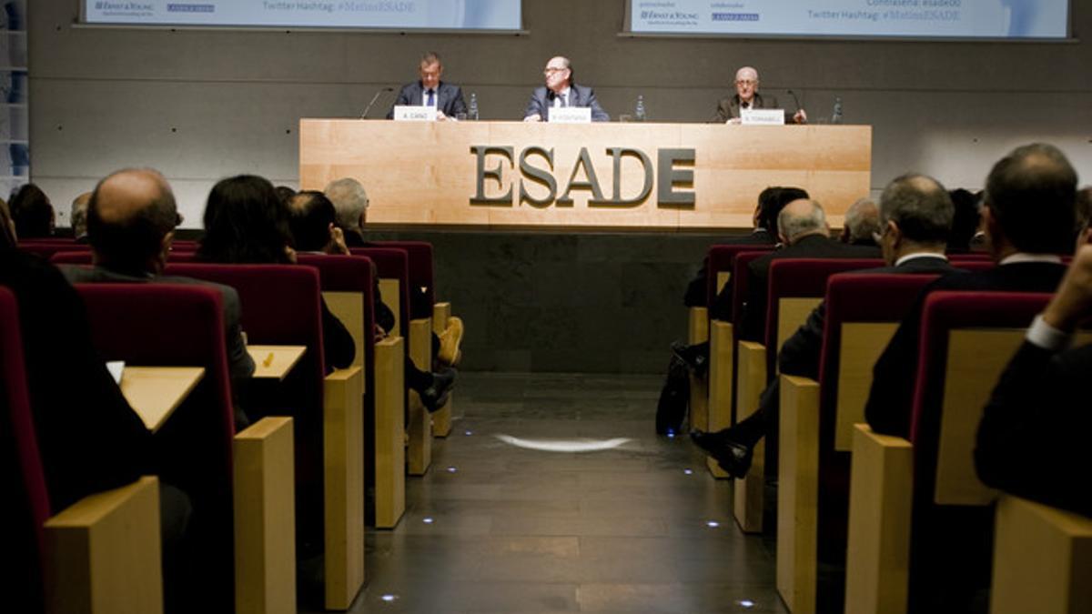 Conferencia en ESADE, el pasado marzo.