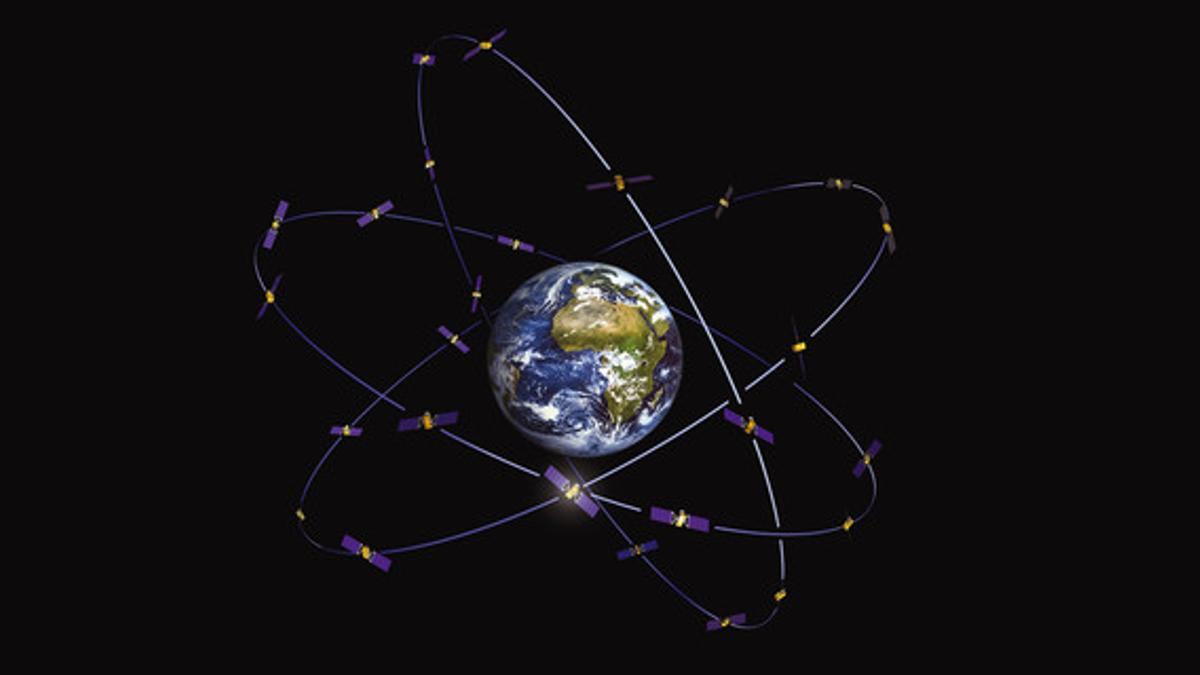 Simulación del proyecto Galileo de la Unión Europea.