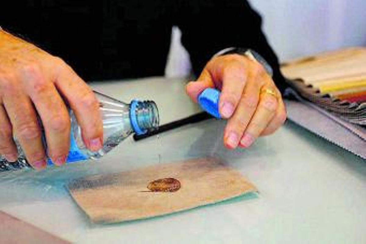 Tejidos antimanchas a prueba de covid