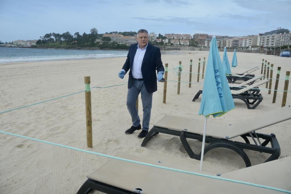 Así se organizará Silgar, la primera playa antiCovid-19 de Galicia