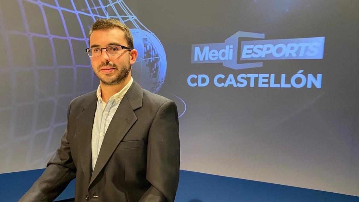 Jorge Sastriques presenta la versión del CD Castellón de 'Mediesports'