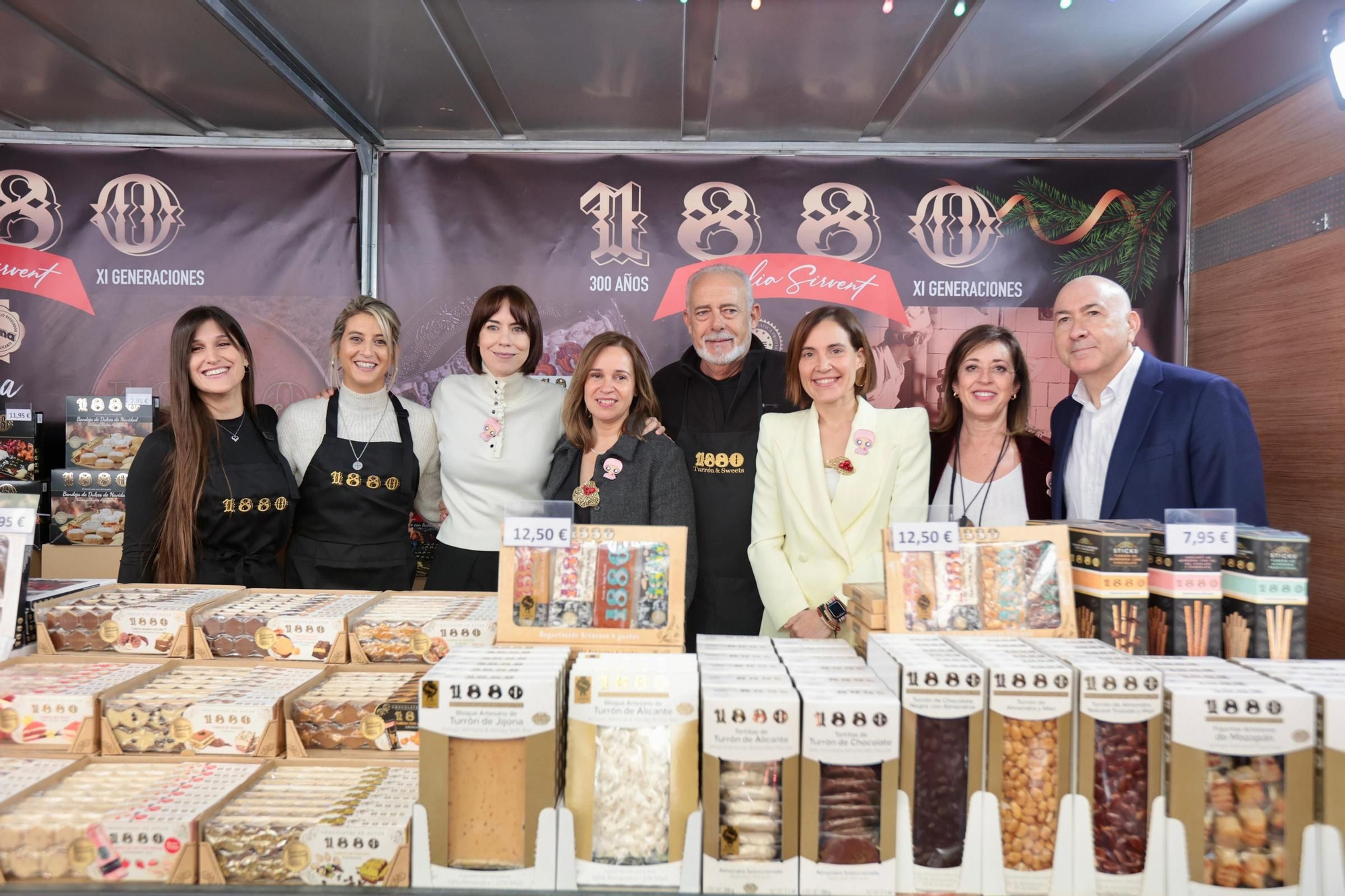 Inaugurada la feria de Navidad de Xixona