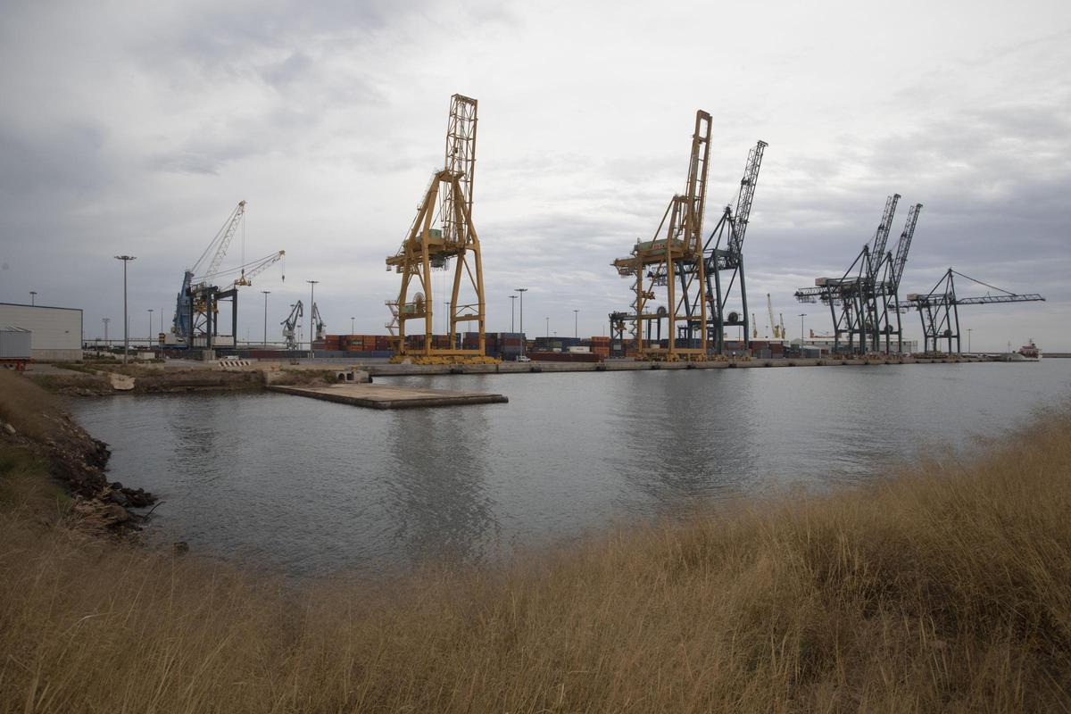 Terminal del puerto de Sagunt, en una imagen de archivo.