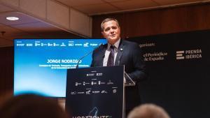 El consejero de Vivienda, Transportes e Infraestructuras de la Comunidad de Madrid, Jorge Rodrigo.