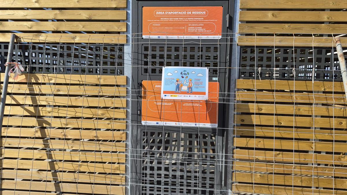 El área de aportación sin acceso.