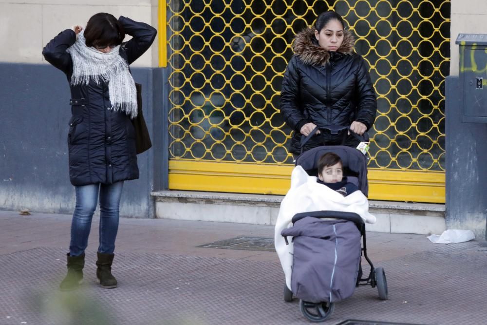 El frío se ha dejado notar en la ciudad de València